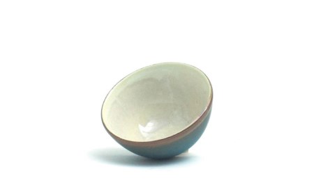 【美濃焼】Bowl S 口金 スターブルー【RYOTA AOKI POTTERY/青木良太】 食器 小鉢 ボウル デザートカップ おしゃれ 国産 美濃焼 陶器 デザートボウル アイスボウル 小物入れ 