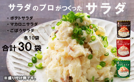 サラダ 30袋 個包装 ポテトサラダ マカロニサラダ ごぼうサラダ 惣菜