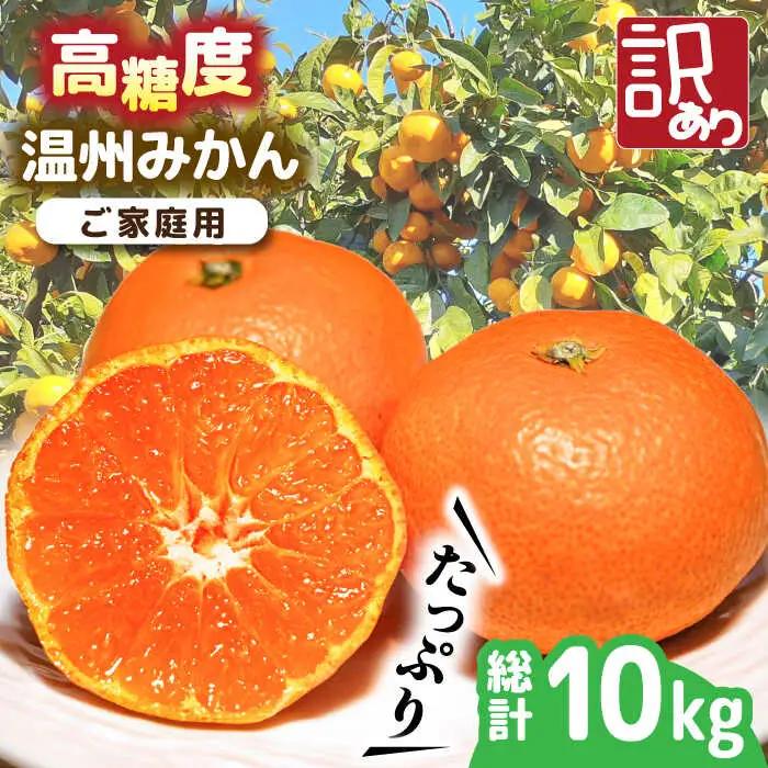 【2026年11月下旬-発送】温州みかん 約10kg（傷もの）南島原果物屋 [SCV015] みかん