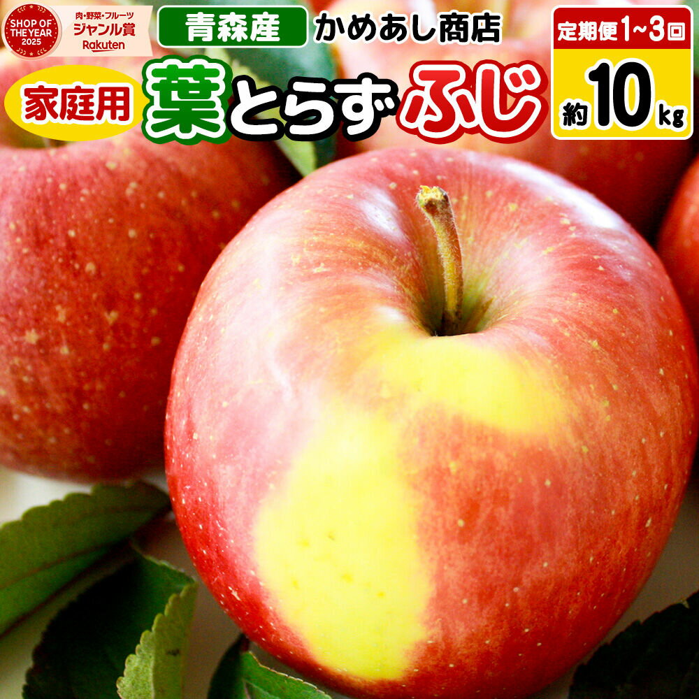 【ふるさと納税】【寄附金額見直しました】【25年12月〜発送】【選べるお届け回数】りんご 葉とらず ふじ【家庭用】約10kg ゴールド農園 [青森産 りんご ふじ 葉取らず アップル 林檎 リンゴ 果物 果実 美味 青森県 弘前市]