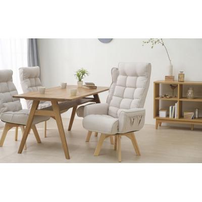 ふるさと納税 大河原町 回転ファブリックチェア ハイバック FACN-KHB アイボリー一人掛け [53753188] |  | 02