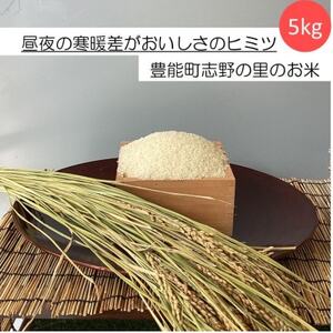 【令和7年産米】大阪府豊能町産　キヌヒカリ　精米5kg　生産者限定米【1725345】
