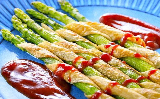 おすすめレシピ：アスパラガスの丸麩巻き
