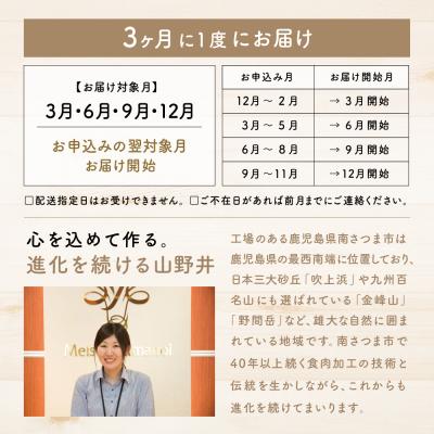 ふるさと納税 南さつま市 【定期便 全4回】お肉のおかず定期便[みなみさつまのミートデリ] |  | 03