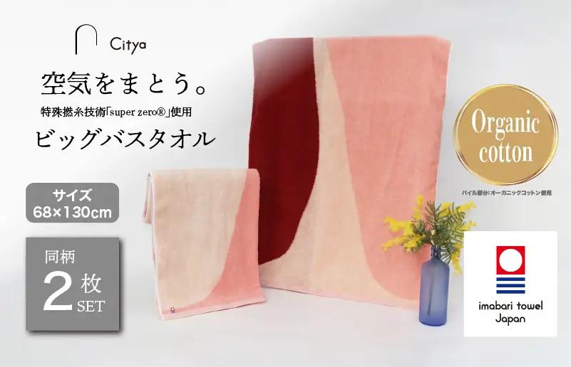 （今治タオルブランド）Citya ビッグバスタオル 2枚 （Elegant）