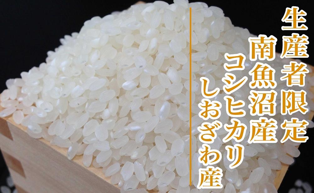 【新米予約・令和6年産】精米２Kg 【特別栽培】生産者限定 南魚沼しおざわ産コシヒカリ