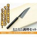 【ふるさと納税】ミニまな板付き【ミニミニ調理セット】 | ナイフ アウトドア キャンプ グッズ 人気 おすすめ 送料無料 高知県 南国市