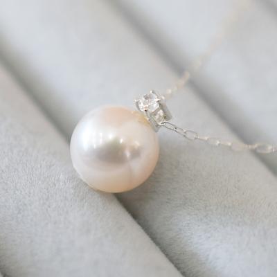 ふるさと納税 天草市 真珠 ネックレス 8-8.5mm K10 ホワイトピンク 誕生石 ムーンストーン _S085-552 |  | 01