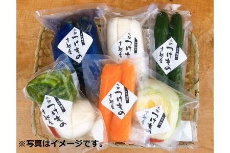 大和漬物6個詰合せ｜今井町 手作り 漬物 季節の野菜