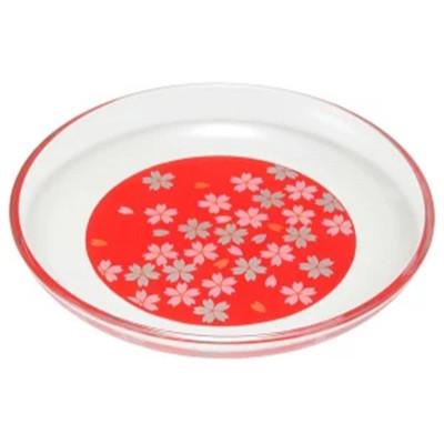 ふるさと納税 海南市 紀州塗り 【ぬりもん de Verre】 丸小皿 「蒔絵/桜・赤」 直径14.8×2cm |  | 02