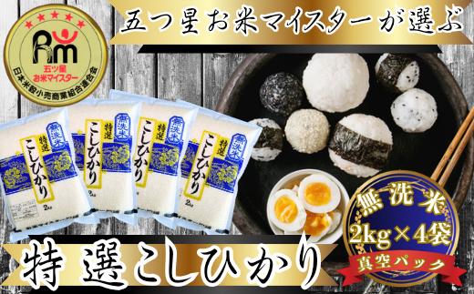 
                  棚田米『コシヒカリ』無洗米2kg×4袋
                
