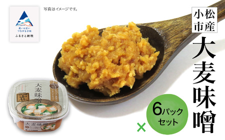 大麦味噌６パックセット 大麦味噌