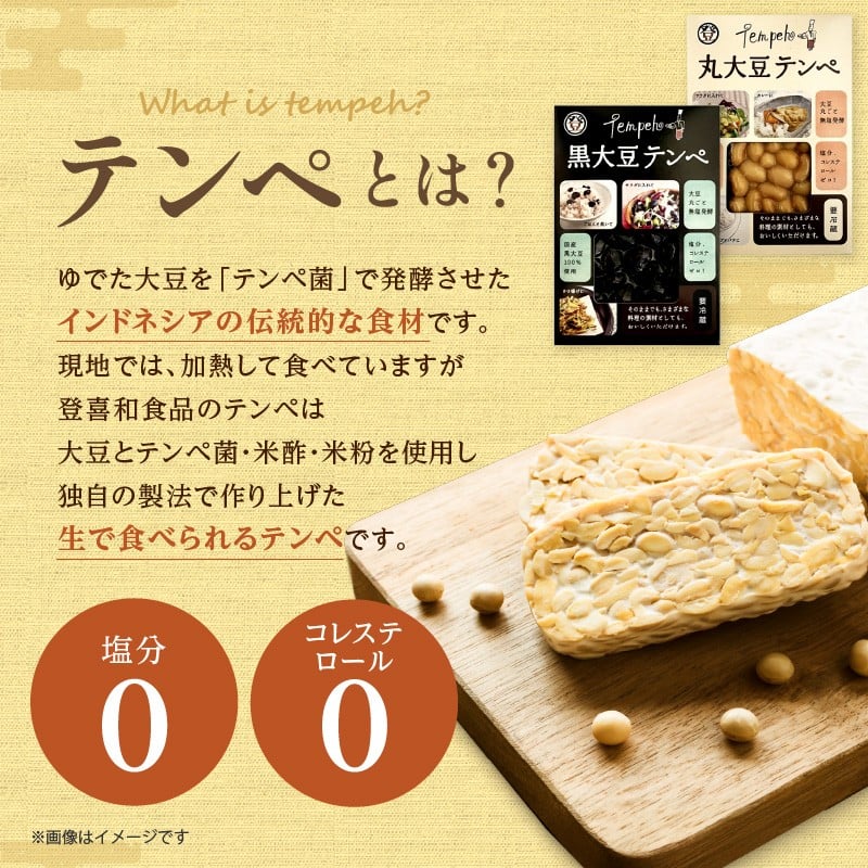 国産大豆100％使用した登喜和食品のテンペ！大豆丸ごと無塩発酵の健康食品！ 登喜和食品のテンペセット 高たんぱく 食物繊維 豊富 発酵食品 健康志向 のあなたへ