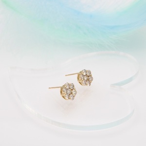 K18 1.00ct ダイヤモンド ピアス　 FP-000329 SWBT022-k18