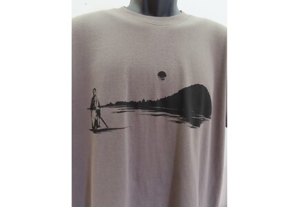 【萩博物館オリジナル】５高杉晋作の句入りTシャツ（XLｻｲｽﾞ）＆アクリルスタンドのセット