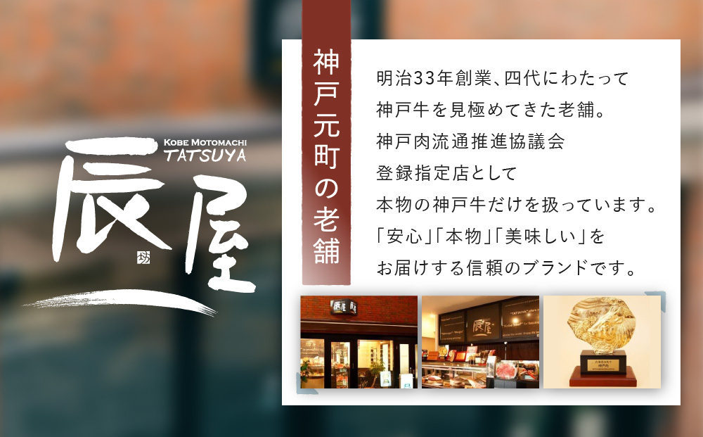 【冷蔵便】【辰屋】神戸牛赤身すき焼き／しゃぶしゃぶ用（1,000g）