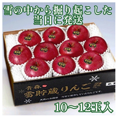 
＜2025年3月発＞希少なりんご!　青森雪貯蔵りんご(サンふじ)　3kg箱＜離島・沖縄配送不可＞【1423601】
