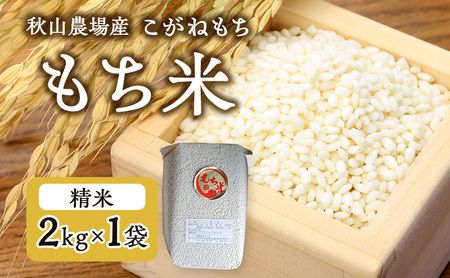【もち米】【真空チャックパック】新潟産こがねもち（もち米）2Kg×1袋 新潟 上越