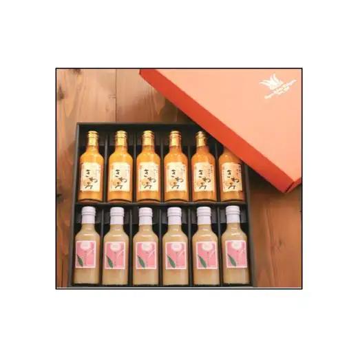 N324　きわみみかんジュース２００ｍｌ　６本　あら川の桃ドリンク２００ｍｌ　６本