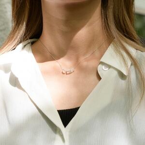 【木曽発】アップサイクルガラス アクセサリー cube-matsunomi ネックレス【1724993】