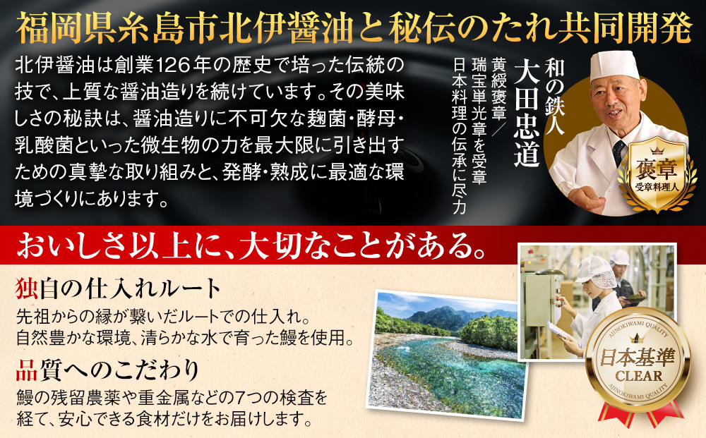 肉厚大うなぎ蒲焼きワケありまぶし切 21袋セット 福岡市（中国産）