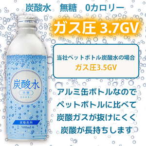 炭酸水 定期便 隔月 6回 500ml×24本 缶 ボトル缶 6ヶ月 お届け 定期 お楽しみ 兵庫県 福崎町 ソーダ おいしい水 ソーダ割 ドリンク ボトル 缶
