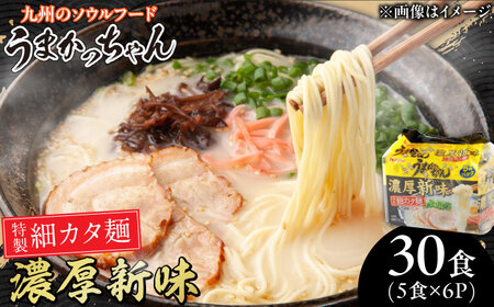 うまかっちゃん 濃厚新味 30食 (5袋×6パック) / ラーメン うまかっちゃん 麺[AFAR023]