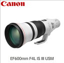 【ふるさと納税】キヤノン Canon 望遠レンズ EF600mm F4L IS III USM