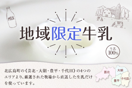 『定期便』牛乳「県北搾り」 1L×6本 全3回 生乳100% 広島 成分無調整_GE007_006s3