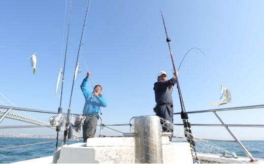 
            釣り船魚英　乗船券3枚
          