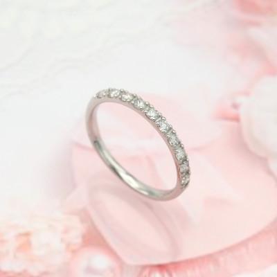 ふるさと納税 山梨県 PT900 0.3ct 一文字ダイヤモンドリング　#10　HR-009177 |  | 02