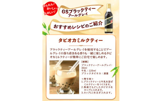 希釈紅茶飲料GSブラックティーアールグレイ500ml×12本《90日以内に出荷予定(土日祝除く)》飲料紅茶5倍希釈株式会社---wsk_gsbteaearl_90d_22_23000_12p---