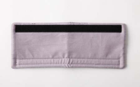 【10営業日以内発送】 水筒肩紐カバー 1点（くすみラベンダー） 水筒紐カバー 水筒 肩紐 カバー メッシュ 子供日本製 水筒肩当てカバー 水筒 肩 ひも 