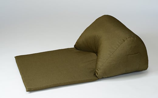【a073】スマホソファ（カーキ・デニム生地）
