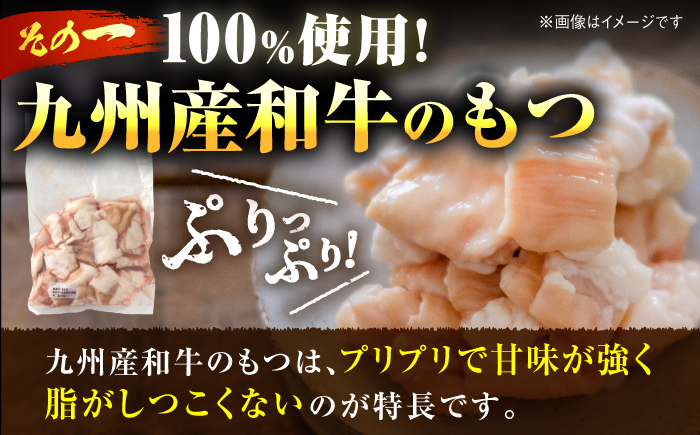 那珂川清滝名物 博多和牛もつ鍋 2～3人前＜源泉野天風呂 那珂川清滝＞那珂川市 [GAS005]