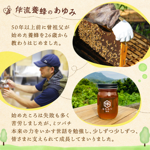 【国産・100％天然】百花はちみつ（520g・とんがりポリ容器）祖父から引き継いだ自慢の一品 mi0075-0003