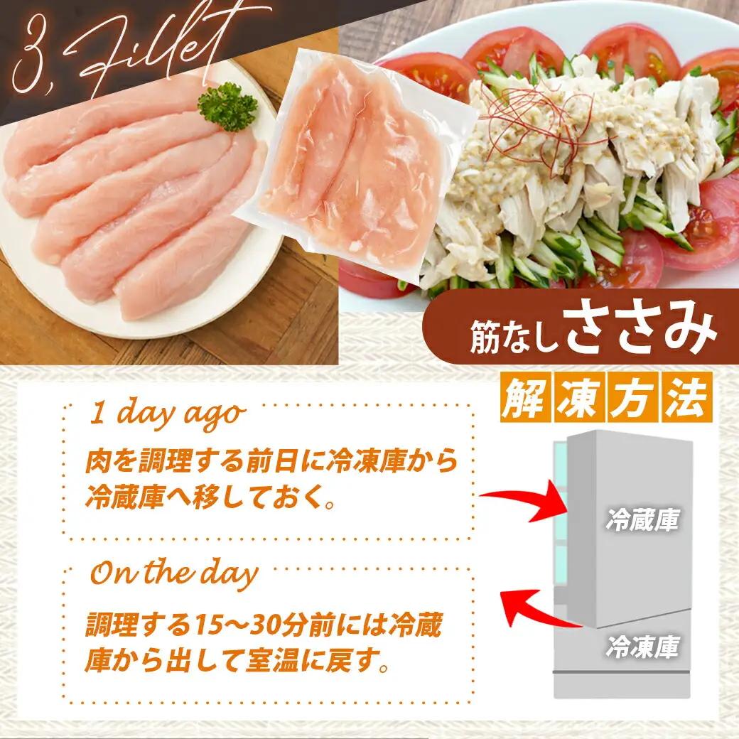 宮崎県産若鶏2kgセット〔11-M601〕_(都城市) 鶏肉 モモ ムネ ササミ  唐揚げ チキン南蛮 てりやきチキン ささみチーズ ささみ梅肉 棒棒鶏