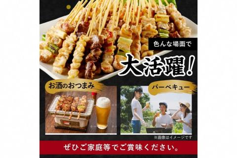 国産焼き鳥セット 5種盛り合わせ60本　KN00001