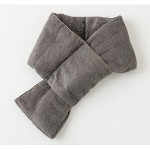 首元ホカホカ ネックウォームマフラー(ダークグレー)【1692455】