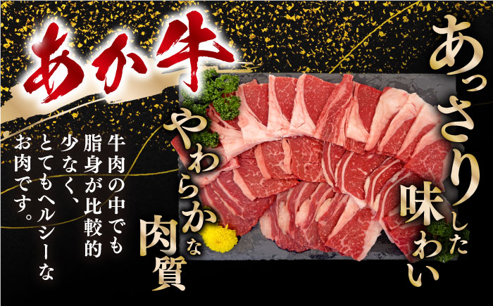 【全12回定期便】 熊本あか牛 焼肉用カット ( バラ ロース ) 500g 【五右衛門フーズ】 [YBZ046]