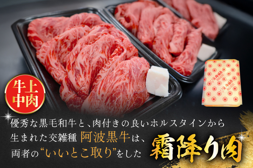 牛肉 訳あり 阿波黒牛 切り落とし 500g [北島藤原精肉店 徳島県 北島町 29al0024]国産 スライス 小分け 霜降り 冷凍 すき焼き すきやき カレー用 切落し 牛 肉 お肉 牛上中肉 交