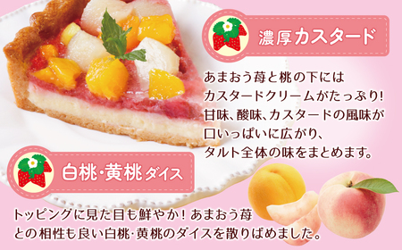 U08-17 あまおうの苺タルトケーキ6号(約18cm)4~6人分 いちご いちご いちご いちご いちご【YUKU】 【fukuchi00】
