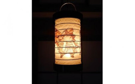 ゆらぎLEDちょうちん　北条綱成（玉縄城主）【ゆらぎ 提灯 ちょうちん LED電球 和紙 やわらかい灯り 最新技術 ゆらぐＬＥＤ電球 炎のよう 小田原型ちょうちん リアルキャンドルLEDランプ 神奈川県 小田原市 提灯 提灯】