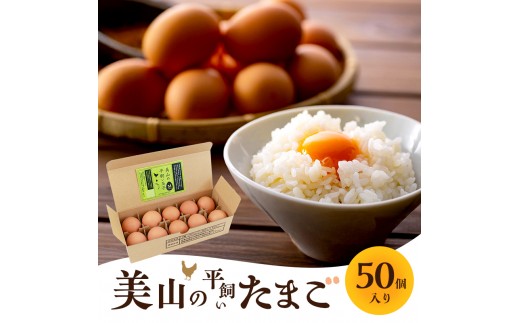 
            [№5334-0664]美山の平飼いたまご 50個 | 卵 タマゴ 平飼い 卵かけごはん お菓子作り 国産 南丹市
          