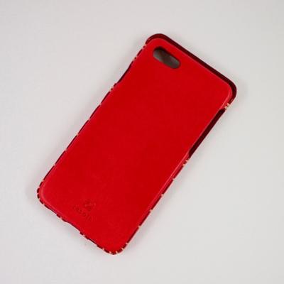 ふるさと納税 七尾市 【iPhoneSE(第二世代)用】本革ケース/レッド/ハンドメイド |  | 01