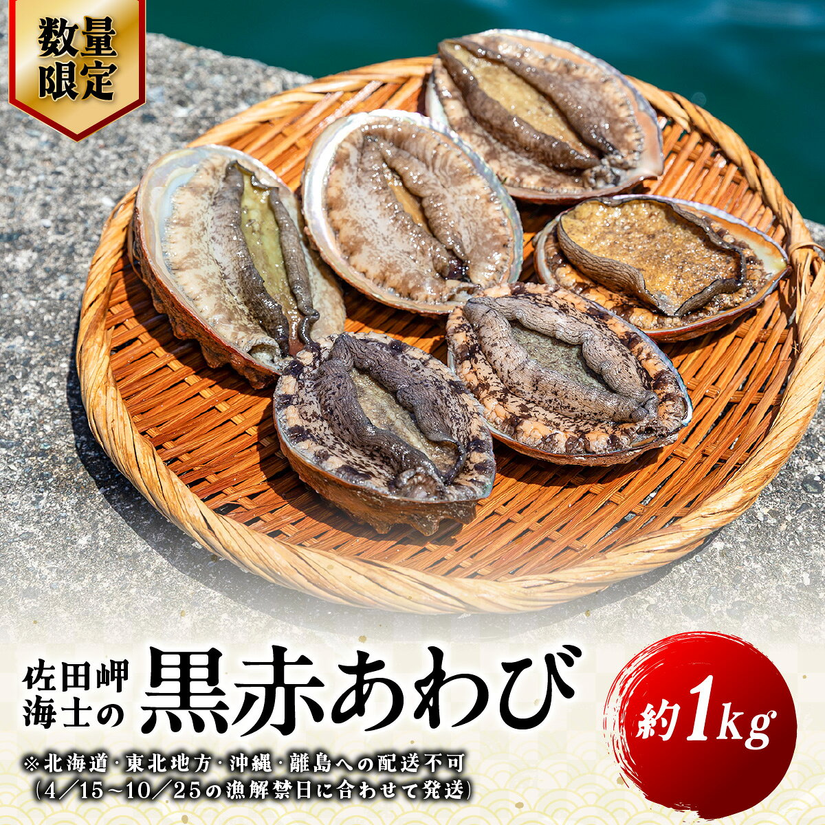 【ふるさと納税】【数量限定】佐田岬海士の黒赤あわび【4/15～10/25の漁解禁日に合わせて発送】※北海道・東北地方・沖縄・離島への配送不可【ふるさと納税 人気 おすすめ ランキング あわび アワビ 鮑 黒アワビ 黒あわび 赤アワビ 赤あわび 佐田岬 海鮮 新鮮 】 IKTJ014