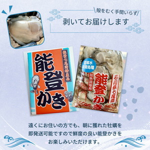 【発送時期が選べる】能登かき むき身（加熱用） 900g～1kg ※離島への発送不可 ※2026年1月上旬～5月上旬頃に順次発送予定
