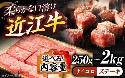 近江牛 サイコロステーキ(ロース)500g / 近江牛 牛肉 お肉 和牛 niku 国産牛 黒毛和牛 高級肉 贅沢 ブランド牛 グルメ 日本三大和牛 滋賀県 霜降り 赤身 ギフト プレゼント 贈り物 贈答用 おうみぎゅう おうみ牛 近江ぎゅう ぎゅうにく ビーフ ステーキ すてーき ステーキ肉 すてーき肉 サーロイン ロース モモ / 栗東市 / 有限会社 岡山 [BIBE066]