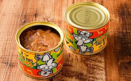 【 3回 定期便 】 エゾ鹿肉 もみじカレー 缶詰 6缶セット エゾ鹿肉 えぞ鹿肉 シカ肉 しか肉 ジビエ