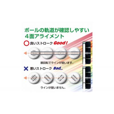 ふるさと納税 名古屋市 ゴルフボール トブンダ/ホワイト×オレンジ/4面アライメント/12球 |  | 01
